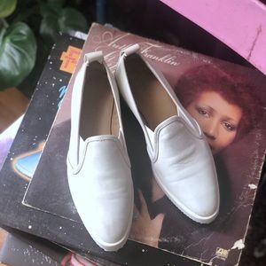 White Women's Everlane Leather Street Shoe 7.5 ✨